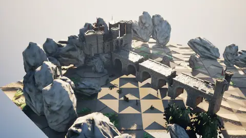 Grok 4.6 (xhigh) · Castle River · view 1 of 4 · score 0.645