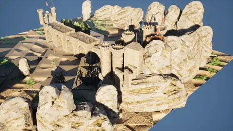 Grok 4.6 (xhigh) · Castle River · view 3 of 4 · score 0.645