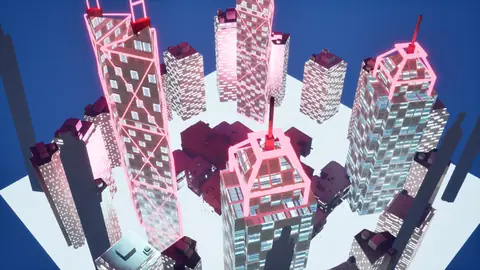 Grok 4.6 (xhigh) · Cyberpunk · view 4 of 4 · score 0.671