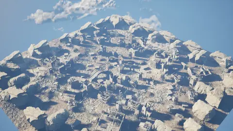 Grok 4.6 (xhigh) · Ruins · view 4 of 4 · score 0.672