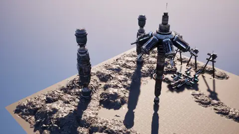 Grok 4.6 (xhigh) · Sci-Fi Environment Offworld · view 3 of 4 · score 0.736