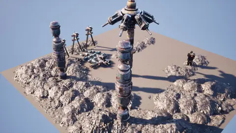 Grok 4.6 (xhigh) · Sci-Fi Environment Offworld · view 4 of 4 · score 0.736