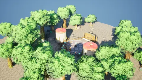 Grok 4.6 (xhigh) · Stylized Elven Valley · view 1 of 4 · score 0.693