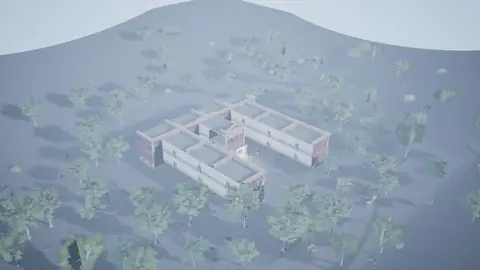 Grok 4.7 (xhigh) · Abandoned Psychiatric Hospital · view 4 of 4 · score 0.735