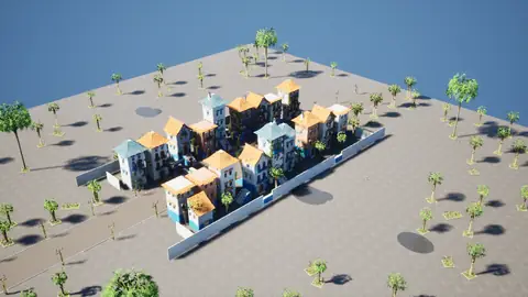 Grok 4.7 (xhigh) · Blue City · view 2 of 4 · score 0.662