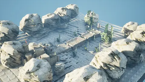 Grok 4.7 (xhigh) · Castle River · view 2 of 4 · score 0.496