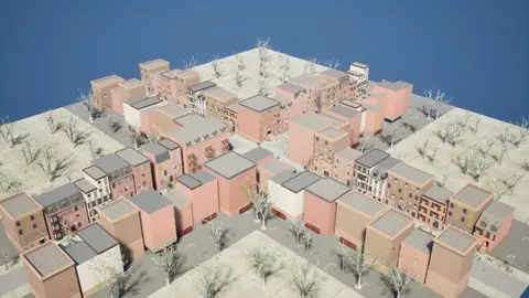Grok 4.7 (xhigh) · New York Street · view 2 of 4 · score 0.691