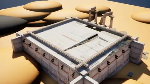 MiMo V2.6 Pro (max) · Egyptian Temple · view 1 of 4 · score 0.733