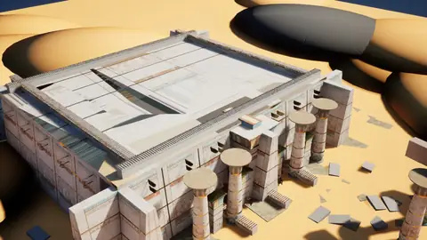 MiMo V2.6 Pro (max) · Egyptian Temple · view 4 of 4 · score 0.733