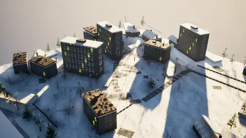 MiMo V2.6 Pro (max) · Winter Town · view 1 of 4 · score 0.475