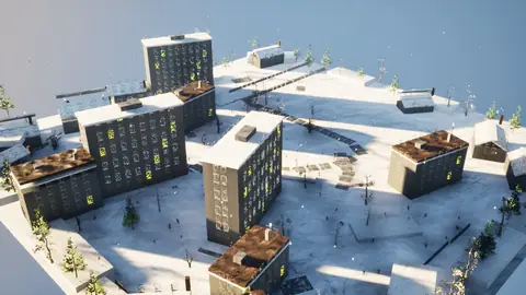 MiMo V2.6 Pro (max) · Winter Town · view 2 of 4 · score 0.475