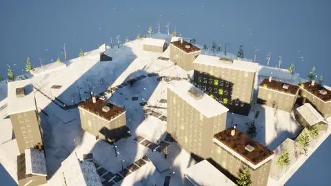 MiMo V2.6 Pro (max) · Winter Town · view 3 of 4 · score 0.475
