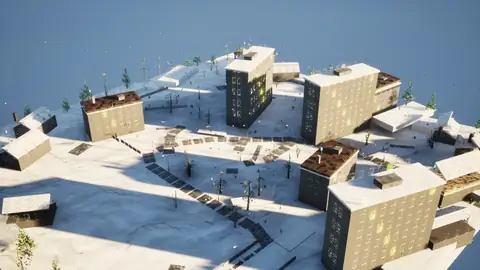MiMo V2.6 Pro (max) · Winter Town · view 4 of 4 · score 0.475