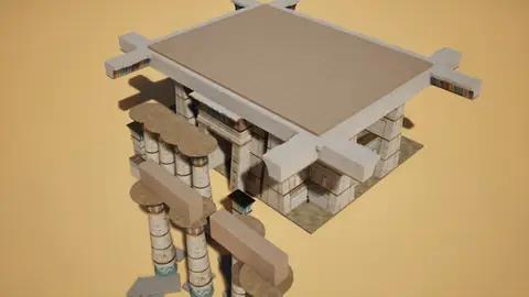 Muse Spark Open (max) · Egyptian Temple · view 3 of 4 · score 0.725