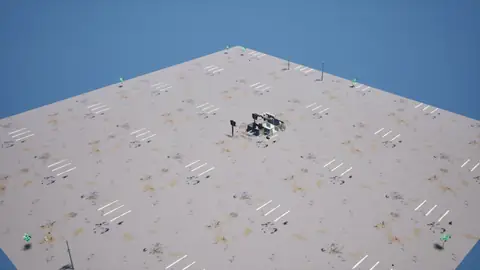 Muse Spark Open (max) · Post-Apocalyptic Stylized Market · view 3 of 4 · score 0.704