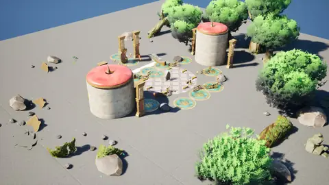 Muse Spark Open (max) · Stylized Elven Valley · view 2 of 4 · score 0.645