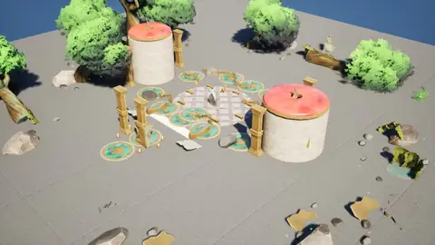 Muse Spark Open (max) · Stylized Elven Valley · view 3 of 4 · score 0.645