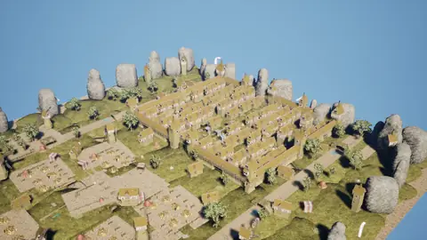 Muse Wonder Full 1.0 (max) · Medieval Big Farm Town · view 3 of 4 · score 0.709