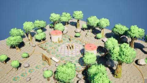 Muse Wonder Full 1.0 (max) · Stylized Elven Valley · view 3 of 4 · score 0.855