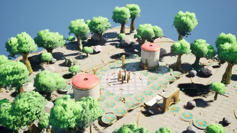 Muse Wonder Full 1.0 (max) · Stylized Elven Valley · view 4 of 4 · score 0.855