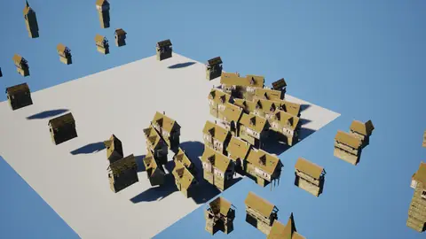 Nemotron 3.5 Super VL (max) · Medieval Big Farm Town · view 2 of 4 · score 0.278