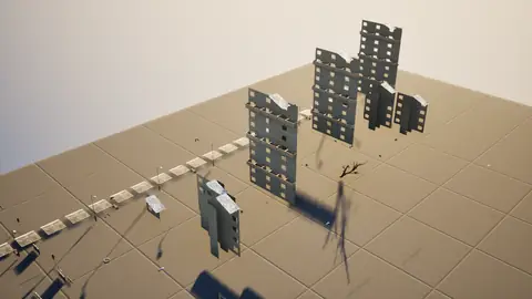 Nemotron 3.5 Super VL (max) · Winter Town · view 1 of 4 · score 0.359