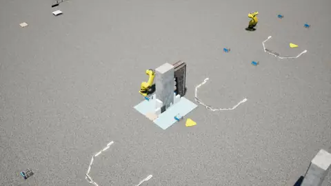 Qwen3.8 27B (thinking off) · Factory Environment · view 2 of 4 · score 0.438