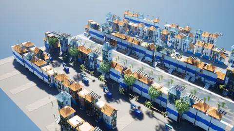 Step 5 Preview (max) · Blue City · view 1 of 4 · score 0.738