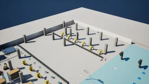 Step 5 Preview (max) · Factory Environment · view 2 of 4 · score 0.800